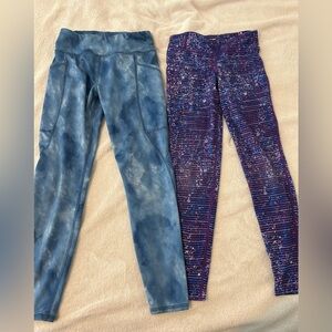 Girls Champion Athletic Leggings Lot Size M 7-8 DuoDry Activewear